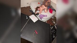 Latin chick snuck over to get bent over