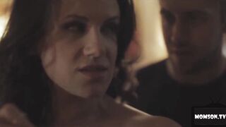 Mamma catches stepson watching her change, what should this babe do?