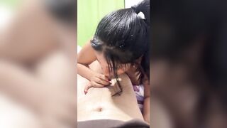 Unfaithful ally stays over and cheats on her boyfriend