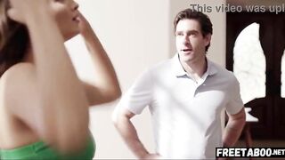 Breasty Blond Gets Undressed & Tricked Her Ac Repairman Into Having Sex - Full Episode On FreeTaboo.Net