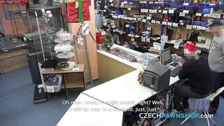 The breasty blond comes back for a very intimate deal (CzechPawnShop)