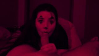 big beautiful woman Clown Sucks and Screws Large Wang
