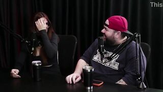 2 sexy cuties get undressed after saying that swearing is a hobby, and that boxing is their sport - Lily Cand (See on: Sheer/Red)