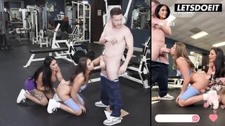 We Took Turns Sucking His Wang After Our Gym Workout