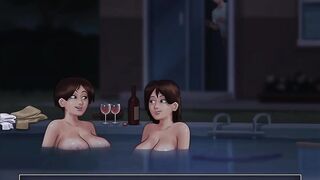 Summertime Saga - sex scenes with Debbie DUBBED part 1