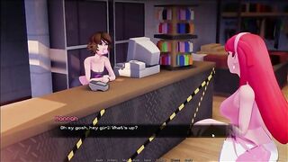 Hooked [ Manga Game ] Ep.4 Hawt bimbo and fresh PORNSTAR alone in the CHANGING ROOM !