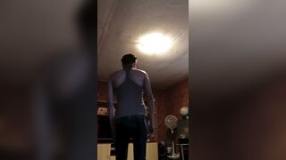 In advance of And After Wearing Hip Pads