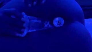 kitten throatin unfathomable penetration with buttplug