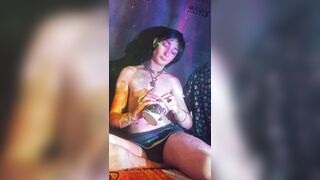 Trans Sailor Whore Smokes in Her Truck and Rubs Her Gal Jock