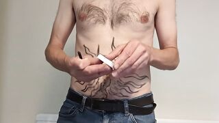 Fireburst body painting