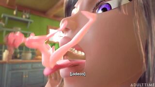 CG Trans Sex With A Biggest And A Small! SPANISH SUBTITLES