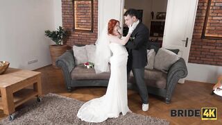 BRIDE4K. The Red-haired Virgin will lastly be able to bang her Spanish Spouse