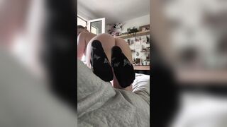 When I'm wearing socks, I actually have a fun myself