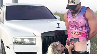 Mixed Oriental Domina Luna Luxe Gets Drilled in My Rolls Royce - Teddy Tarantino