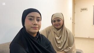 My stepbrother's visit ends up putting stupid Muslim chicks to suck penis part 1