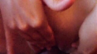 screaming climax from cheating cutie with lots of spunk flow and glad end from stepbrother