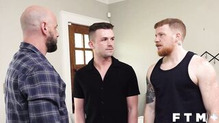 Girth Brooks and Lane Colton eat out and bang Stevie Trixx