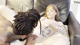 Skinny redhead full nelson BBC destruction - anal & vaginal cum in throat - coarse & unfathomable -