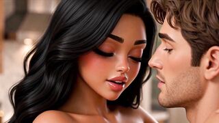 Hawt Hungry Client Seduces & Bangs Pizza Delivery Chap in Kitchen (ai Generated)