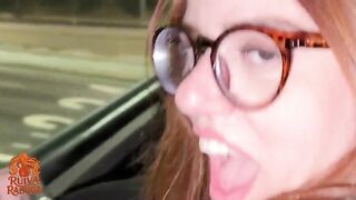 Cuckold's fantasy - Nasty wives with their husbands beside 'em having sex with passersby on the 23 de Maio overpass during the time that everybody watches RED1