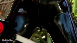 Latex Masks and Chains - Dominas Make Slaves Explode