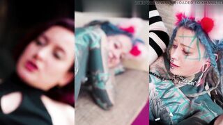 Domina Trains Tattooed Catgirl with Booty Plug Tail