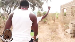 Lascivious, Afro chap is banging his neighbour's insatiable wife from the back and enjoying it