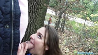 Public Agent Amirah Adara Screws a Stranger during the time that her BF Waits