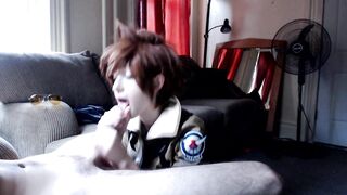 TRACER HERE !! Crazy Weenie Edged into Blow Job Creampie Bliss!