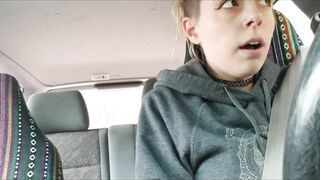 In Public with Sex-Toy and having an Climax whilst Driving