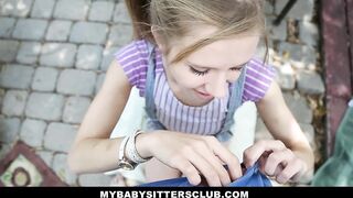 MyBabySittersClub - Tiny Baby Sitter Caught Masturbating