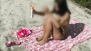 VIDEOTEENAGE - eighteen years old teen nudist at beach