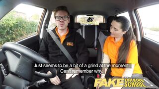 Fake Driving School little English teen gets screwed after her lesson