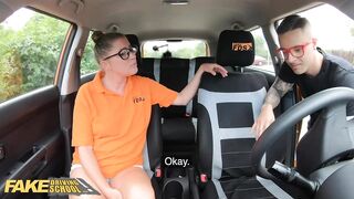Fake Driving School Hard Coarse Sex for Hot Fresh Instructor Elisa Tiger