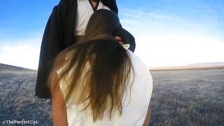 Rey Blows a Jedi - Star Wars Outdoor Porno Fail