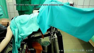 Gynecologist having joy with the patient