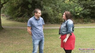 Breasty Nastyshag Takes Ebony Shlong