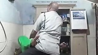 Muslim aunty in silk suit