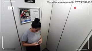 Martinasmith Stuck in the Elevator having Public Sex
