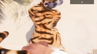 Wild Life / Tiger Yiff Porn POV