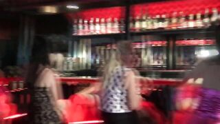 Smirni desires to turn on some beauties at the bar in the disco and gets a enormous rub there