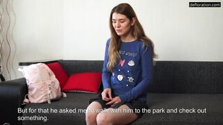 1St time masturbating of Lizalaks on defloration