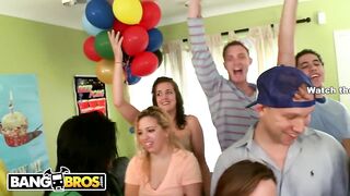 BANGBROS - Dorm Invasion Surprise Party With Diamond Kitty And Allies
