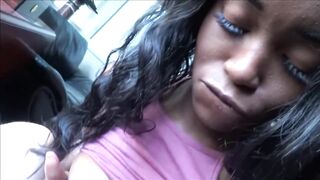 Large Natural Breasted Black Teen Cheats on Boyfriend - Kandie Monae