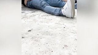 Quickie Blow job and Public Sex! Mexican Student Banging in the Construction! Real Amateur Sex!