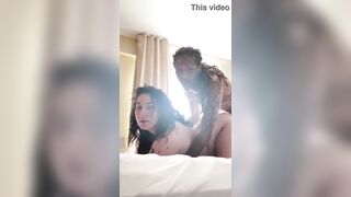 Giant nut right in HER eye