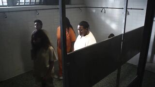 Female prisoner whipped