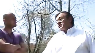 Cheating French wife and spouse's co-workers - Orphea Belle