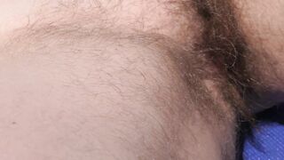 Curly wife on nudist beach