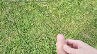 Jerk off a rod near a stranger angel in public